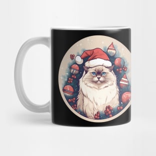 Birman Cat Xmas, Love Cats Mug